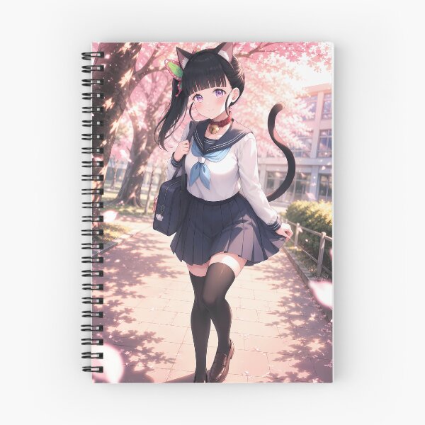 Item preview, Kanao Tsuyuri Demon Slayer Cherry Blossom School Walk designed and sold by SolenneAzur.