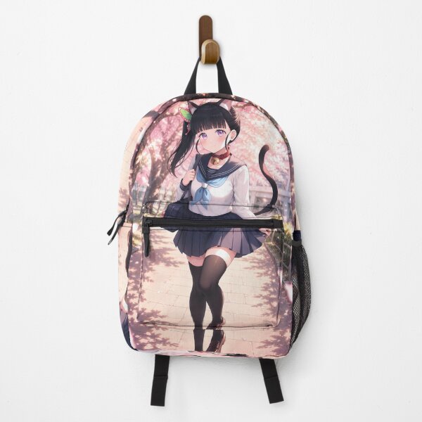 Item preview, Kanao Tsuyuri Demon Slayer Cherry Blossom School Walk designed and sold by SolenneAzur.