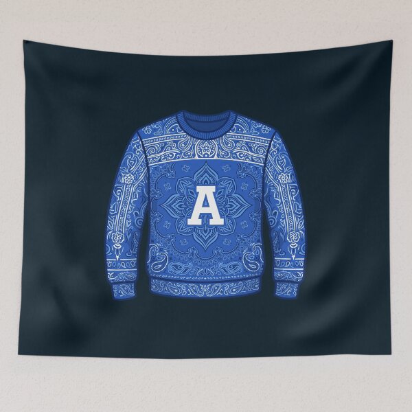 Item preview, Blue Varsity Sweater Graphic designed and sold by Fatalfemme.