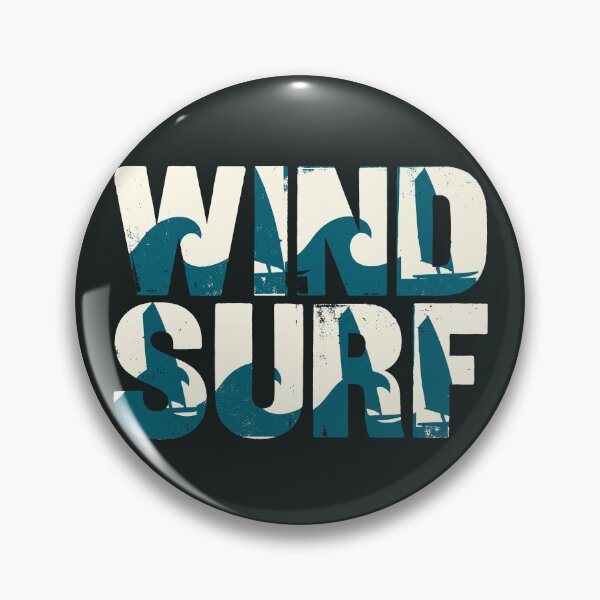Item preview, Windsurf Vintage Typography Ocean Waves Graphic designed and sold by KiwiRider.
