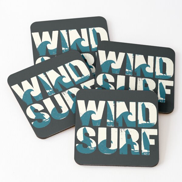 Item preview, Windsurf Vintage Typography Ocean Waves Graphic designed and sold by KiwiRider.