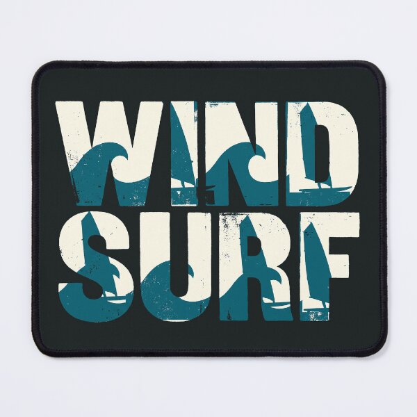 Item preview, Windsurf Vintage Typography Ocean Waves Graphic designed and sold by KiwiRider.