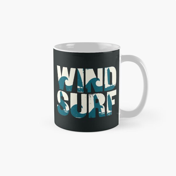 Item preview, Windsurf Vintage Typography Ocean Waves Graphic designed and sold by KiwiRider.