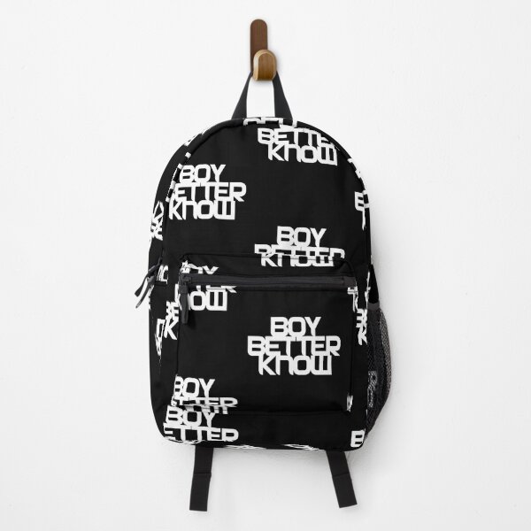 Item preview, BOY BETTER'S KNOW (Bold Text) designed and sold by Froggy-Jar.