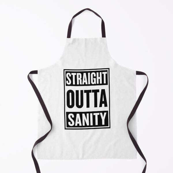 Item preview, Straight Outta Sanity | Funny Sarcastic Humor Gift for Stressed Adults & Overthinkers designed and sold by pistoniya7 ⭐⭐⭐⭐⭐.