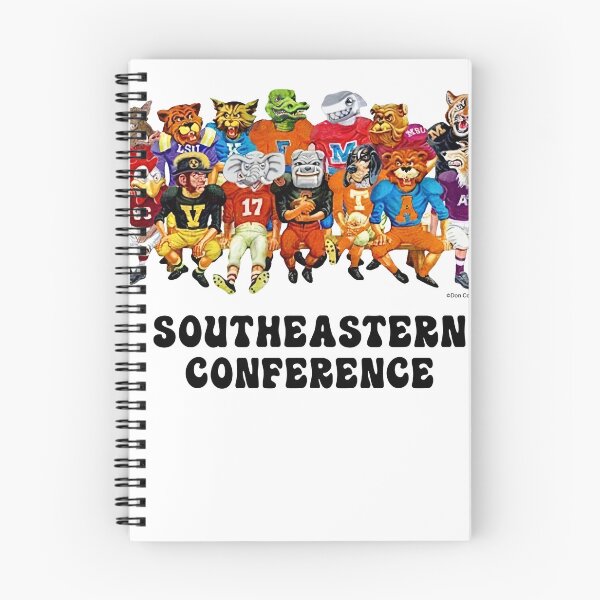 Item preview, SEC Mascots Football, Southeastern Conference Football designed and sold by Zachary Anderson.