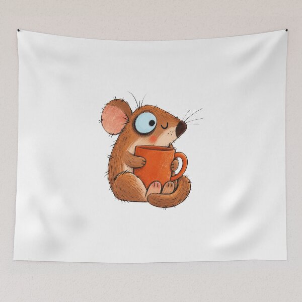 Item preview, Dormouse with a Cocoa Cup designed and sold by The-Art-of-D.