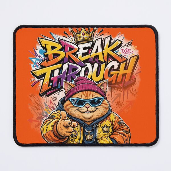 Item preview, Funny Fat Orange Cat Streetwear Graffiti Graphic designed and sold by PlengPoomofArts.