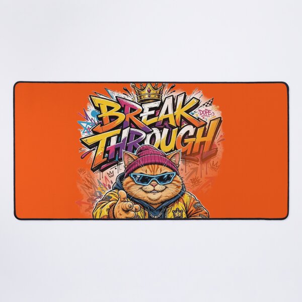 Item preview, Funny Fat Orange Cat Streetwear Graffiti Graphic designed and sold by PlengPoomofArts.