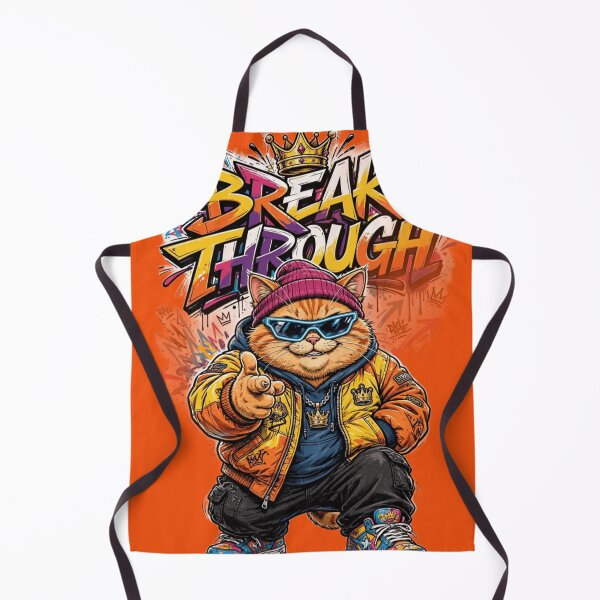 Item preview, Funny Fat Orange Cat Streetwear Graffiti Graphic designed and sold by PlengPoomofArts.