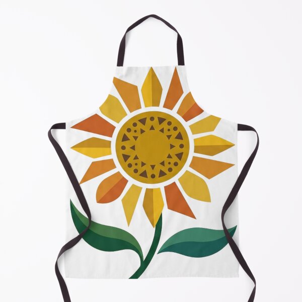 Item preview, Geometric Sunflower – Modern Botanical Art designed and sold by meghnad.