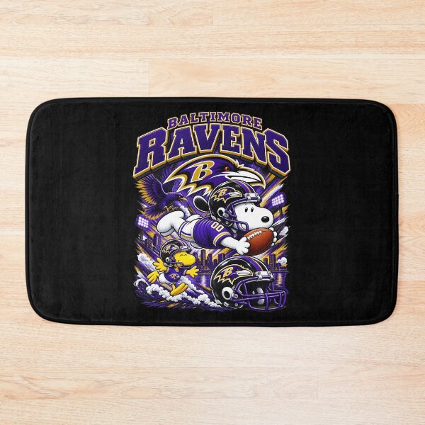 Item preview, Snoopy Baltimore Ravens Dynamic Diving Catch Football Fan designed and sold by CaneufeyCip.