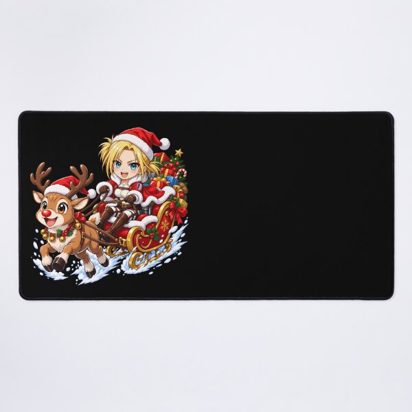 Item preview, Annie Leonhart Christmas Reindeer Sleigh designed and sold by mildaclairmo.