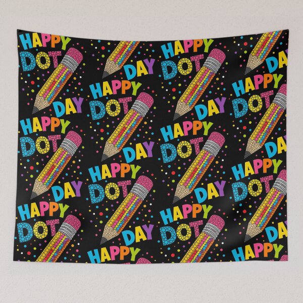 Item preview, Happy Dot Day Colorful Pencil Polka Dot Teacher Students designed and sold by OddPopARt.