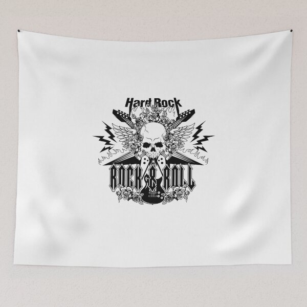 Item preview, Hard Rock Skull Guitars Rock & Roll Graphic designed and sold by The secret storage room.
