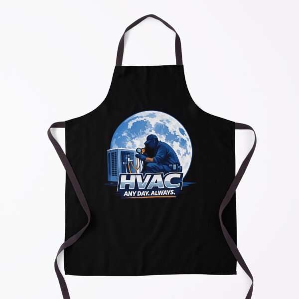 Aperçu de l'œuvre CVC Disponible 24h/24 et 7j/7 - Technicien de nuit Moon Design créée et vendue par FrozenHeat97.