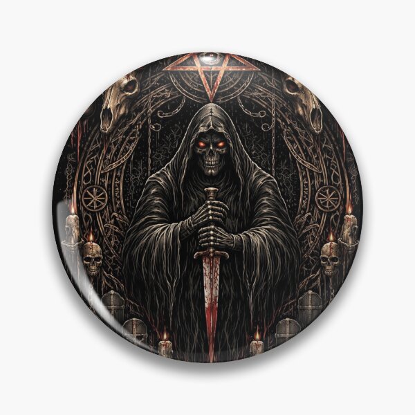 Item preview, Hooded Reaper of the Forbidden Ritual designed and sold by PghArt.