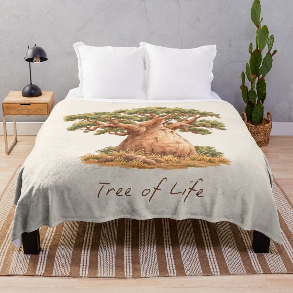 Item preview, Tree of Life Baobab Watercolor designed and sold by mycute-stickers.