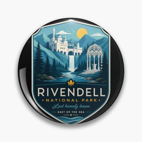 Item preview, Rivendell National Park Nature Landscape designed and sold by FrontierCosmic.