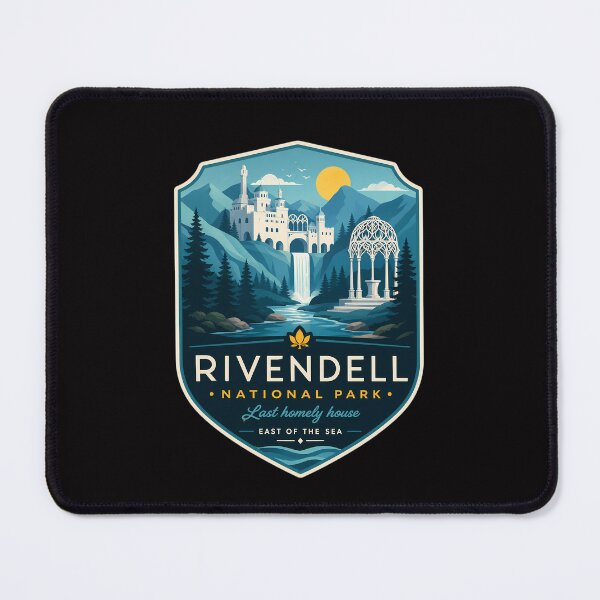 Item preview, Rivendell National Park Nature Landscape designed and sold by FrontierCosmic.