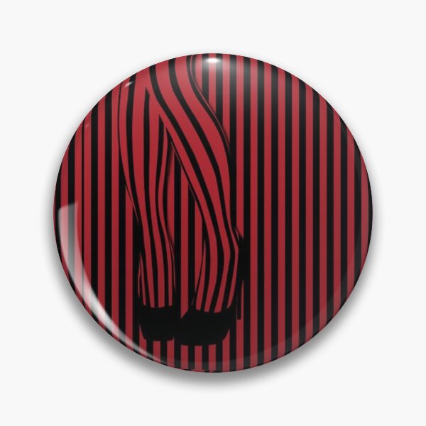 Item preview, Red and Black Striped Optical Illusion – Abstract Pattern designed and sold by destelloacido.