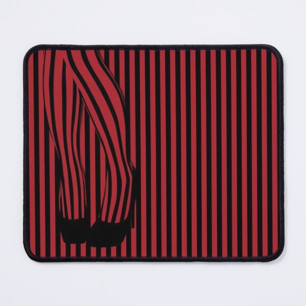 Item preview, Red and Black Striped Optical Illusion – Abstract Pattern designed and sold by destelloacido.