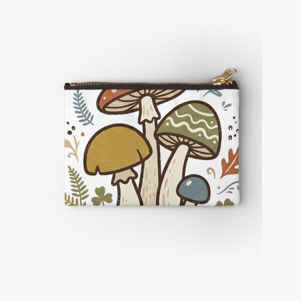 Item preview, Whimsical Mushroom Garden – Folk Art designed and sold by meghnad.