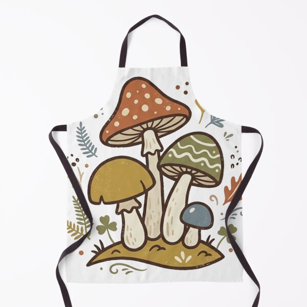 Item preview, Whimsical Mushroom Garden – Folk Art designed and sold by meghnad.