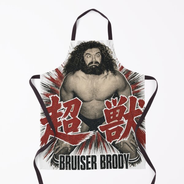 Item preview, Vintage Bruiser Brody Chōjū Super Beast Wrestling Art designed and sold by The Irish Whip.