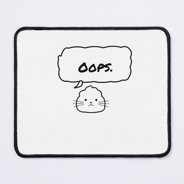 Item preview, Cute Cat “Oops” Funny Reaction designed and sold by Jemmaya.