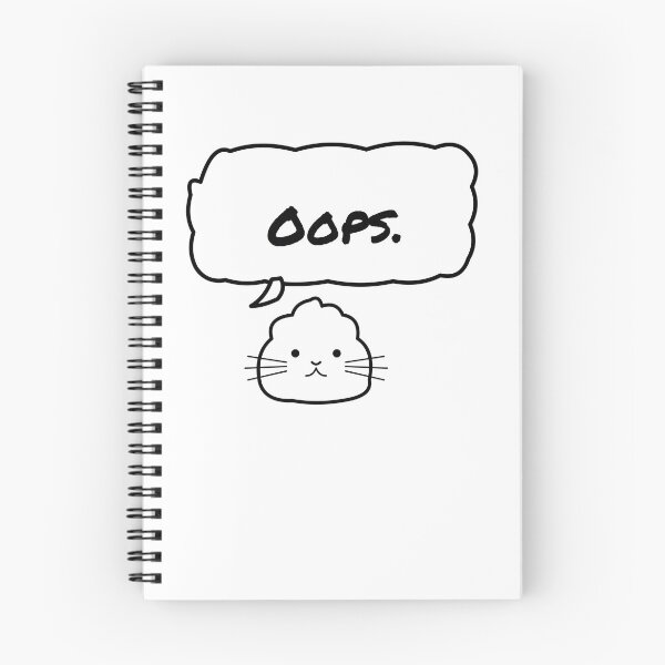 Item preview, Cute Cat “Oops” Funny Reaction designed and sold by Jemmaya.