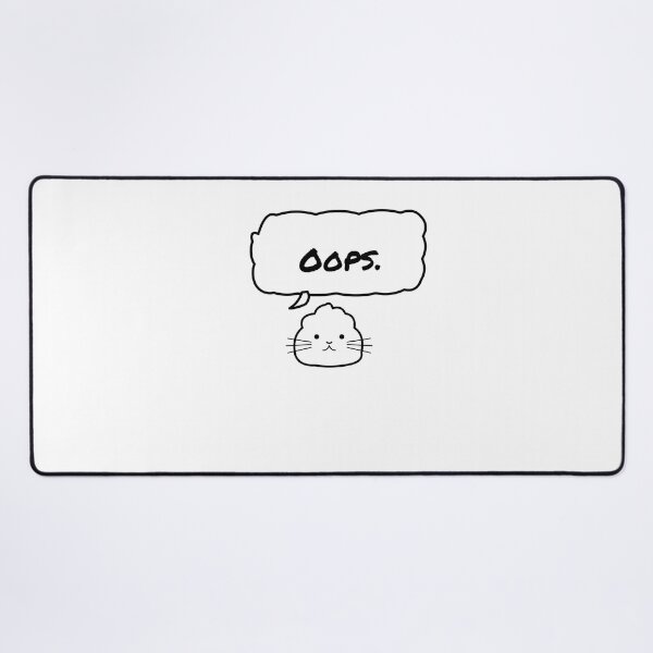 Item preview, Cute Cat “Oops” Funny Reaction designed and sold by Jemmaya.