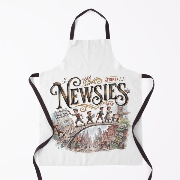 Item preview, Newsies the musical - Whimsical Theater Art designed and sold by Lyric Vault - Rock on.