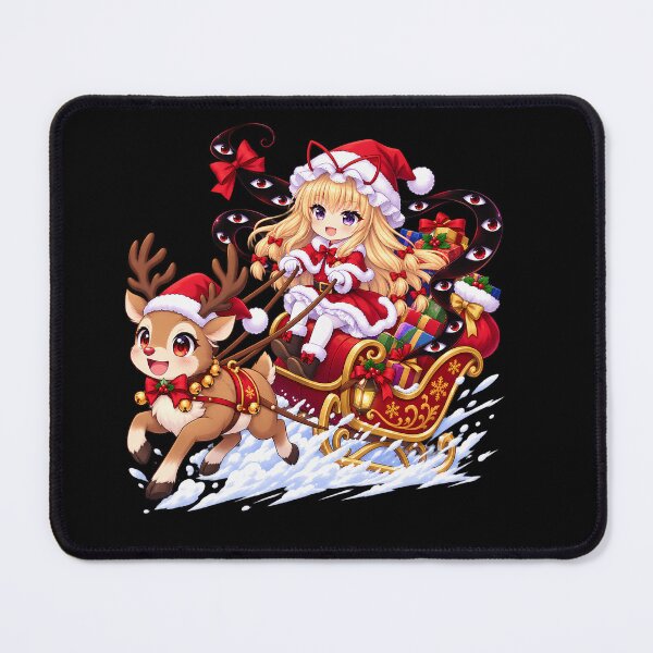Item preview, Yukari Yakumo Touhou Christmas Reindeer Sleigh Delivery designed and sold by mildaclairmo.