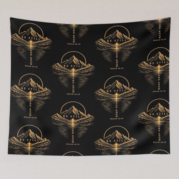 Item preview, Be Still And Know Psalm 46:10 Mountain Christian Faith designed and sold by Mind-Drift.