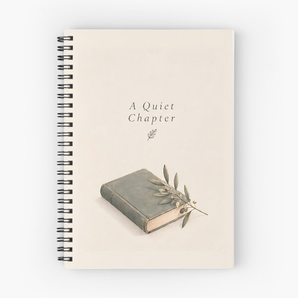 Item preview, A Quiet Chapter – Minimalist Book Design designed and sold by KWW SHOP.