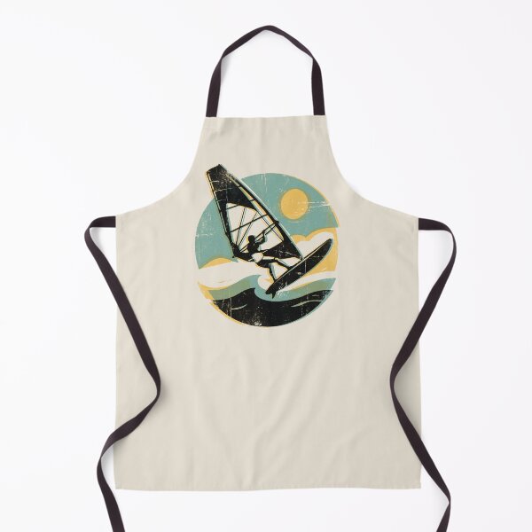 Item preview, Windsurfing Vintage Sunset Ocean Watersports Graphic designed and sold by KiwiRider.