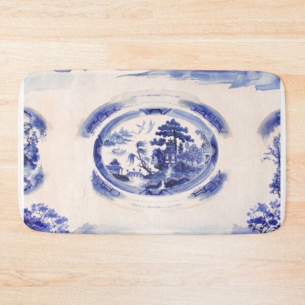 Item preview, Blue Willow Pagoda Pattern designed and sold by Fani*.