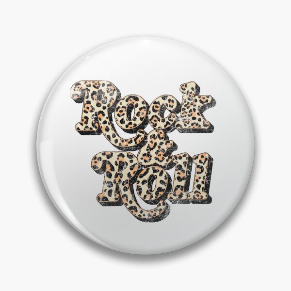 Item preview, Leopard Print Rock & Roll Retro Typography Graphic designed and sold by The secret storage room.