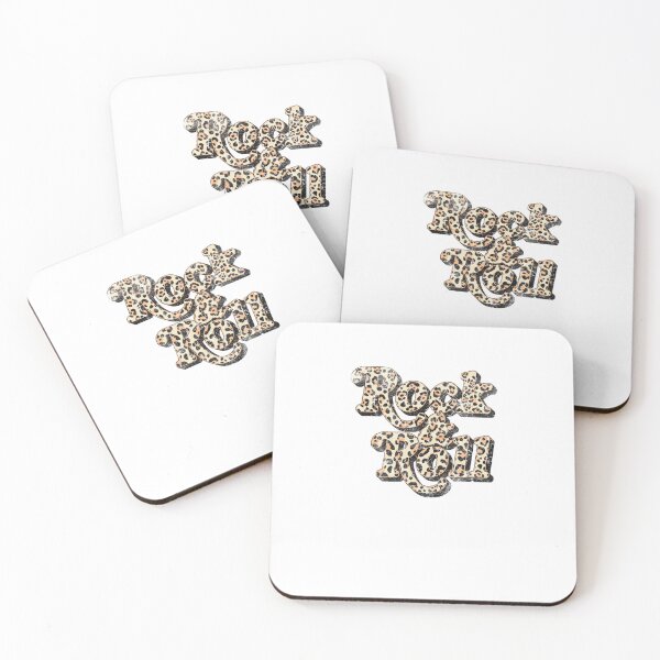Item preview, Leopard Print Rock & Roll Retro Typography Graphic designed and sold by The secret storage room.
