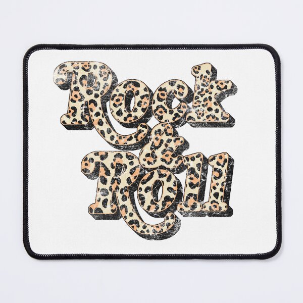 Item preview, Leopard Print Rock & Roll Retro Typography Graphic designed and sold by The secret storage room.