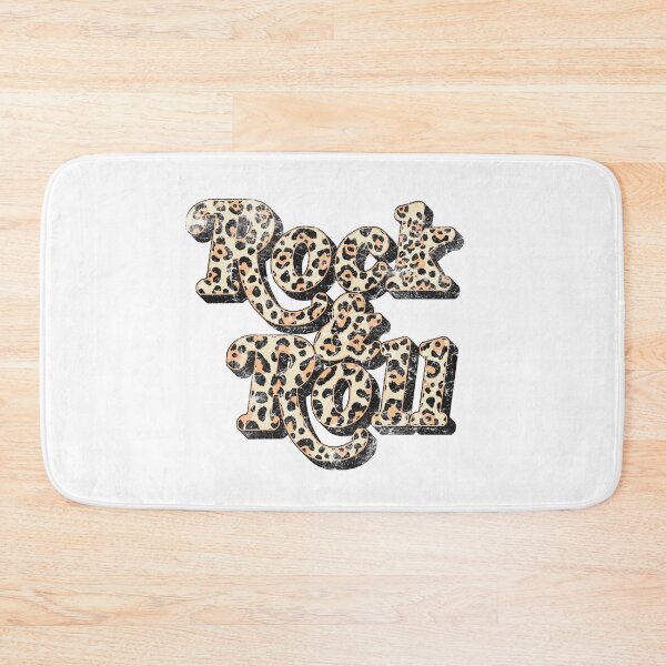 Item preview, Leopard Print Rock & Roll Retro Typography Graphic designed and sold by The secret storage room.