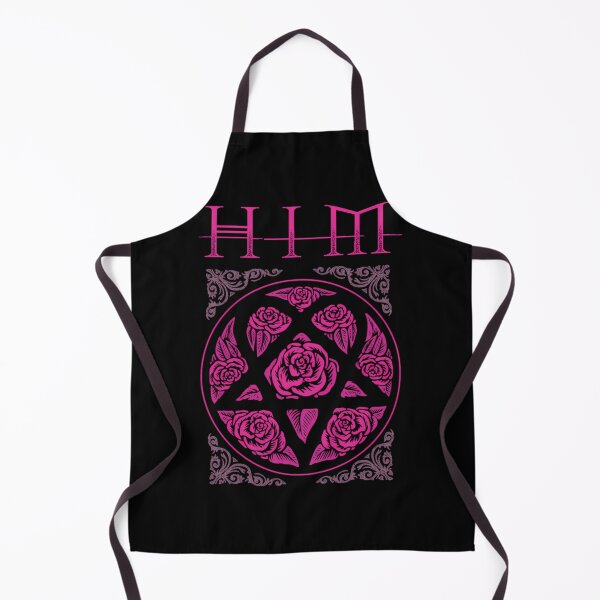 Aperçu de l'œuvre T-shirt Heartagram Him Band rose avec logo du groupe Him créée et vendue par codiconxe.