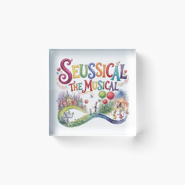 Item preview, Seussical the Musical - Whimsical Theater Art designed and sold by Lyric Vault - Rock on.