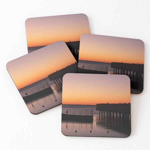 Item preview, Sunset Pier Silhouette designed and sold by GaiaTopi Media.