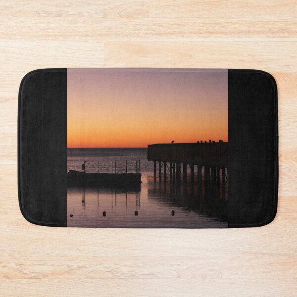 Item preview, Sunset Pier Silhouette designed and sold by GaiaTopi Media.
