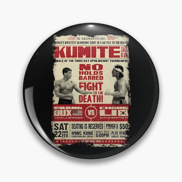 Item preview, Frank Dux contra Chong Li en Bloodsport designed and sold by braufulco.