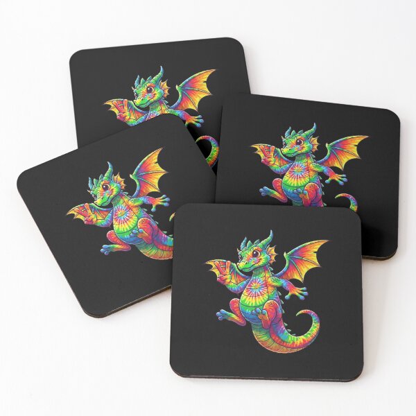 Item preview, Colorful Hippie Dragon Peace Sign Psychedelic Fantasy Design designed and sold by Ostericaimusa.