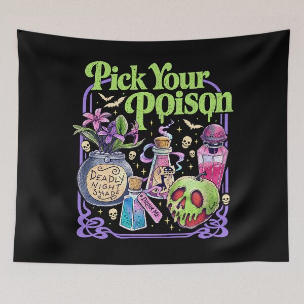 Item preview, Pick Your Poison Princess Halloween Villains Cartoon  designed and sold by Regainbara.