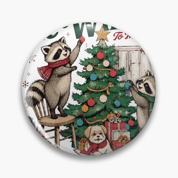 Item preview, Funny Christmas Tshirts From The Windows To The Walls I'm About To Funny Racoon Christmas designed and sold by welshverniceABC.